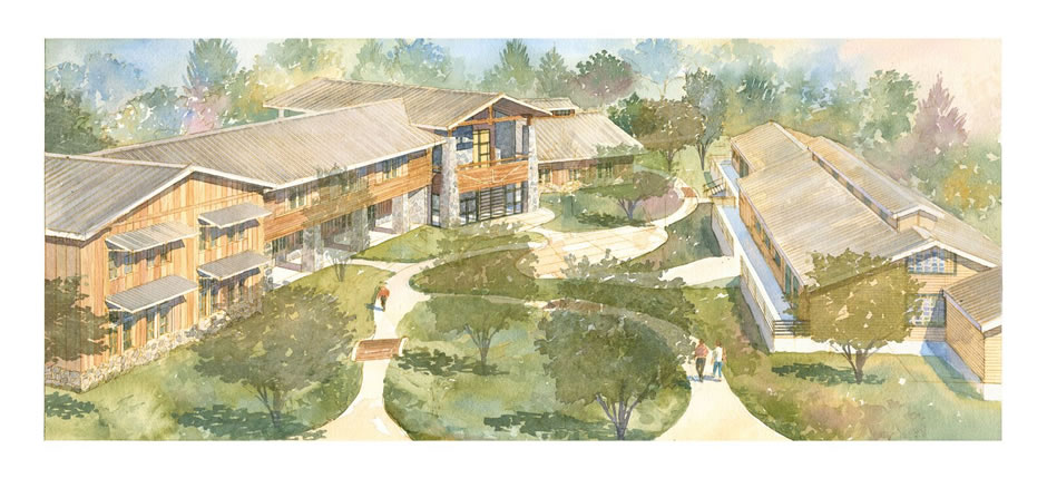 Angeles National Forest Supervisors Office Replacement Project designed by Mary McGrath Architects