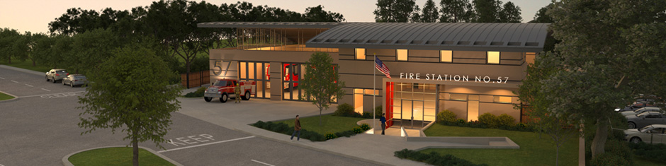 City of San Rafael Fire Station Design by Mary McGrath
