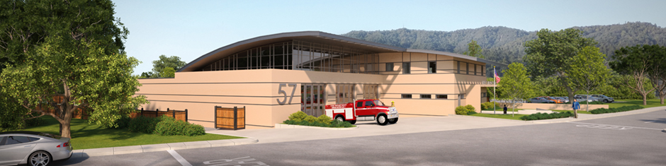 City of San Rafael Fire Station Design by Mary McGrath