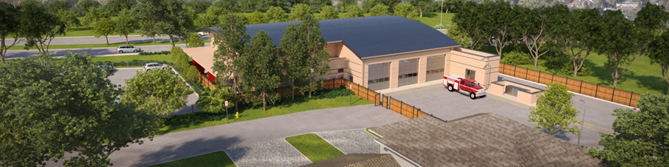 City of San Rafael Fire Station Design by Mary McGrath