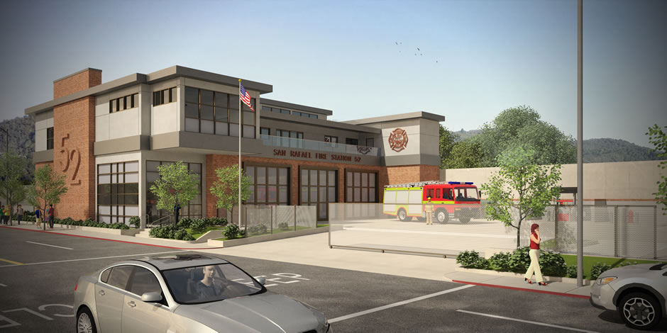 City of San Rafael Fire Station Designed by Mary McGrath Architects