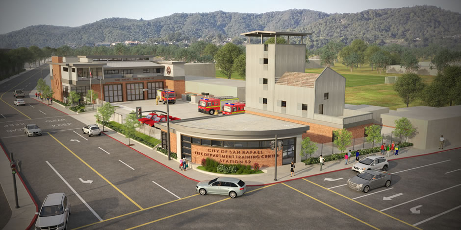 City of San Rafael Fire Station Designed by Mary McGrath Architects